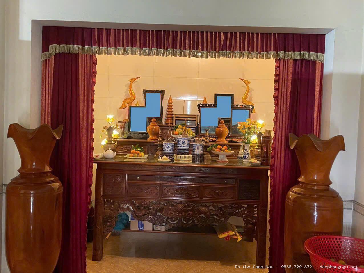 Phòng thờ gỗ gụ cao cấp Nghinh Sơn - Bàn Thờ Chung Cư